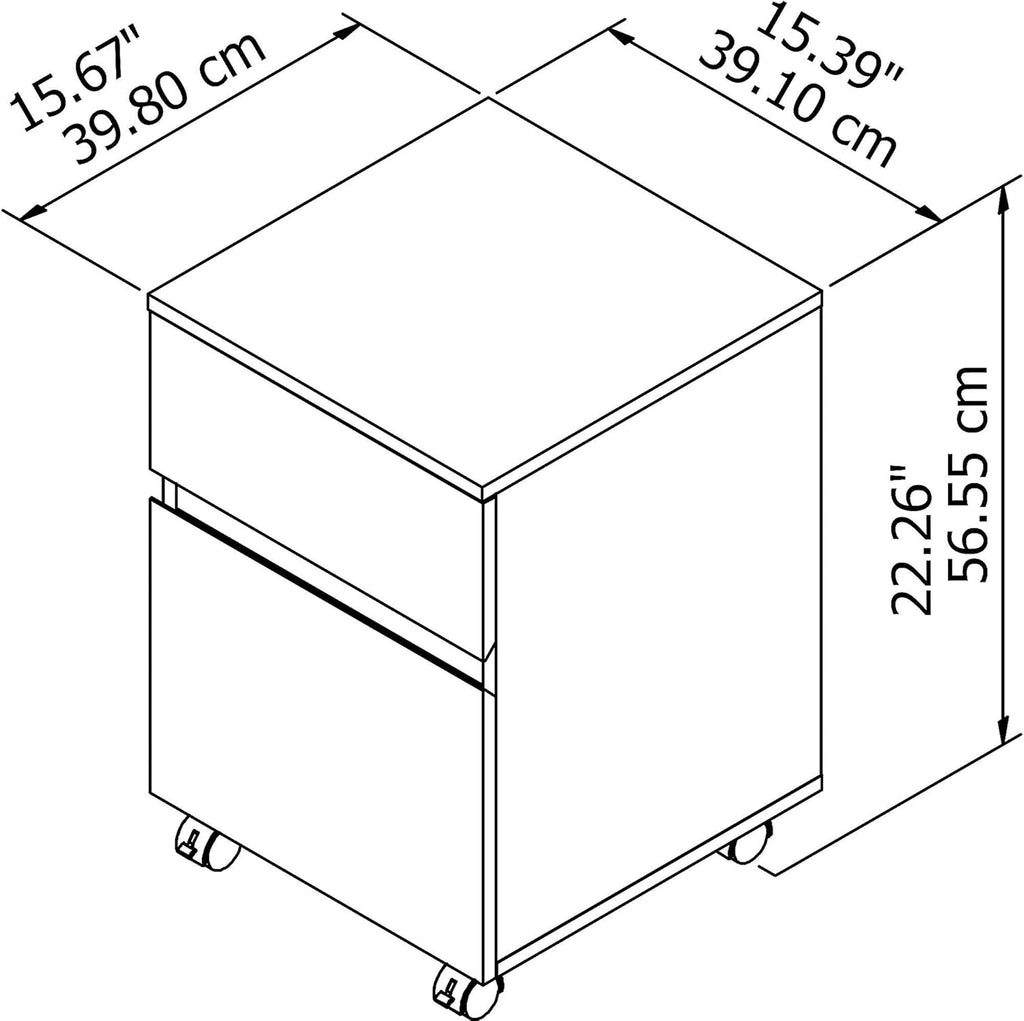 Rustic Brown File Cabinet Q4617