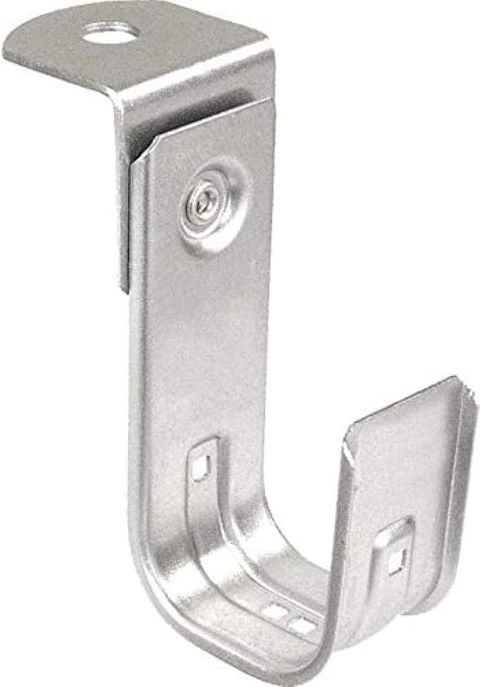 1-5/16 Inch Zinc Plated Steel J-Hook, 50 Pack A34048