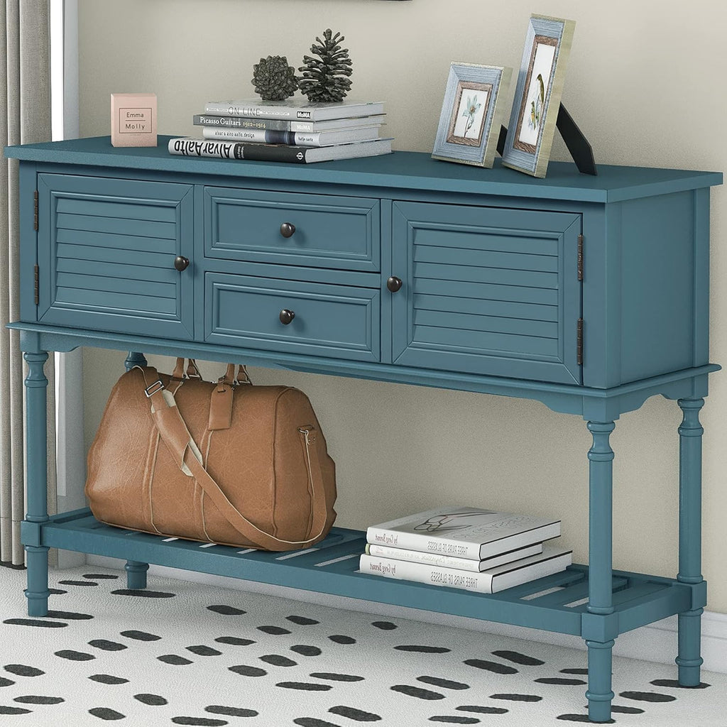 47'' Console Table with 2 Drawers, 2 Cabinets and 1 Shelf S126417