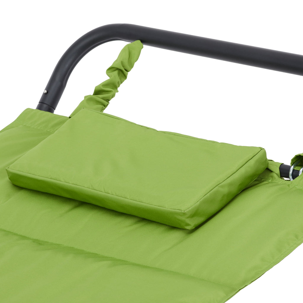 Polyester Hammock with Stand and Pillow V8184
