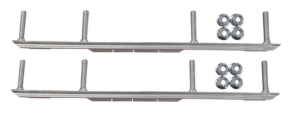 Green MTX Snowmobile Skis with 9" Shaper Bars Complete Kit K26303