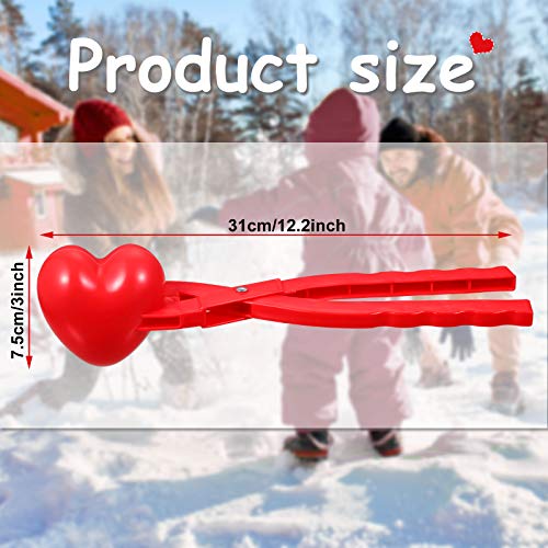 Heart Snowball Maker with Handle Plastic V460
