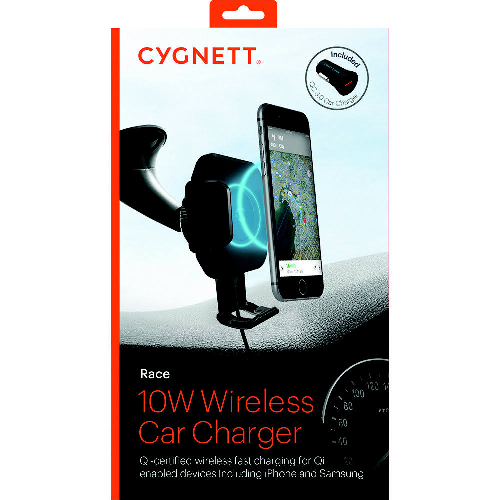 Wireless Smartphone Car Charger with Windshield Mount S581933