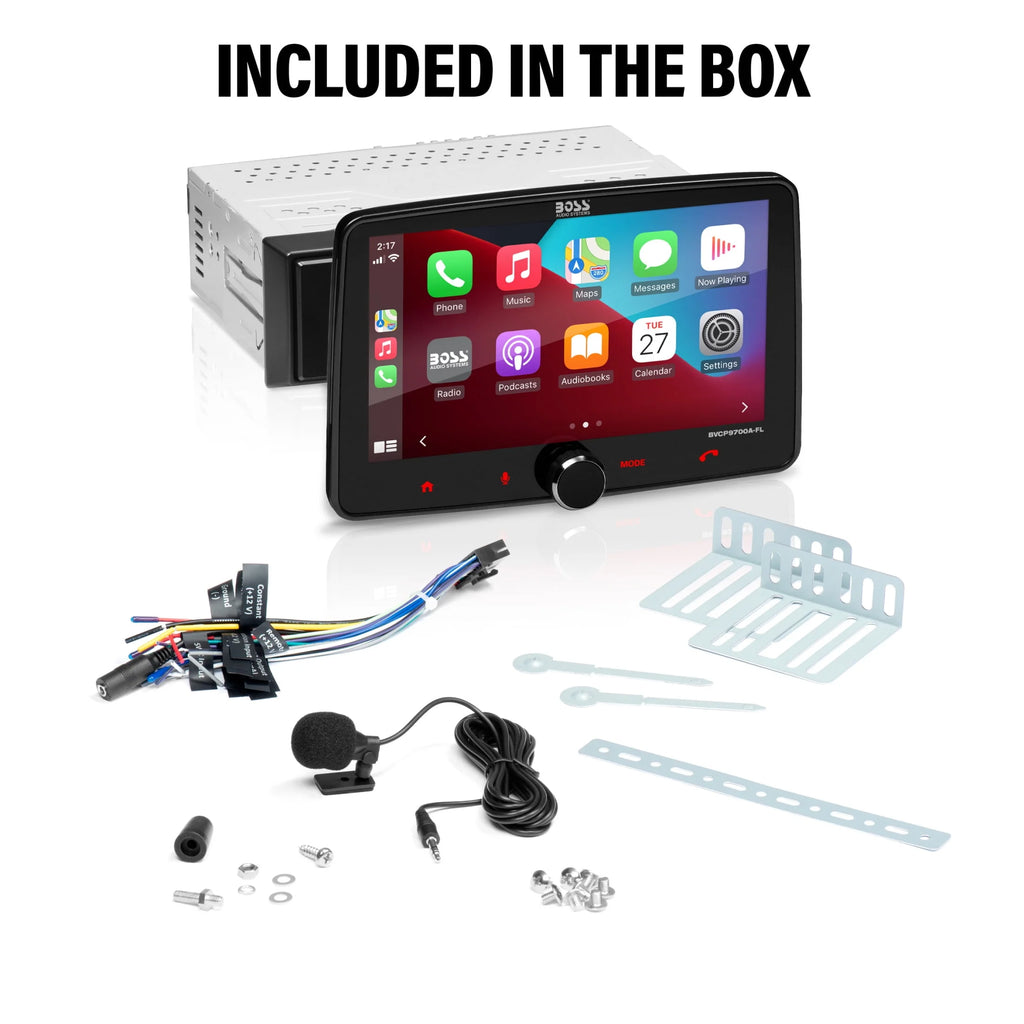 Single Din 7 Inch Touchscreen Car Stereo with Apple CarPlay Android Auto Bluetooth R86780