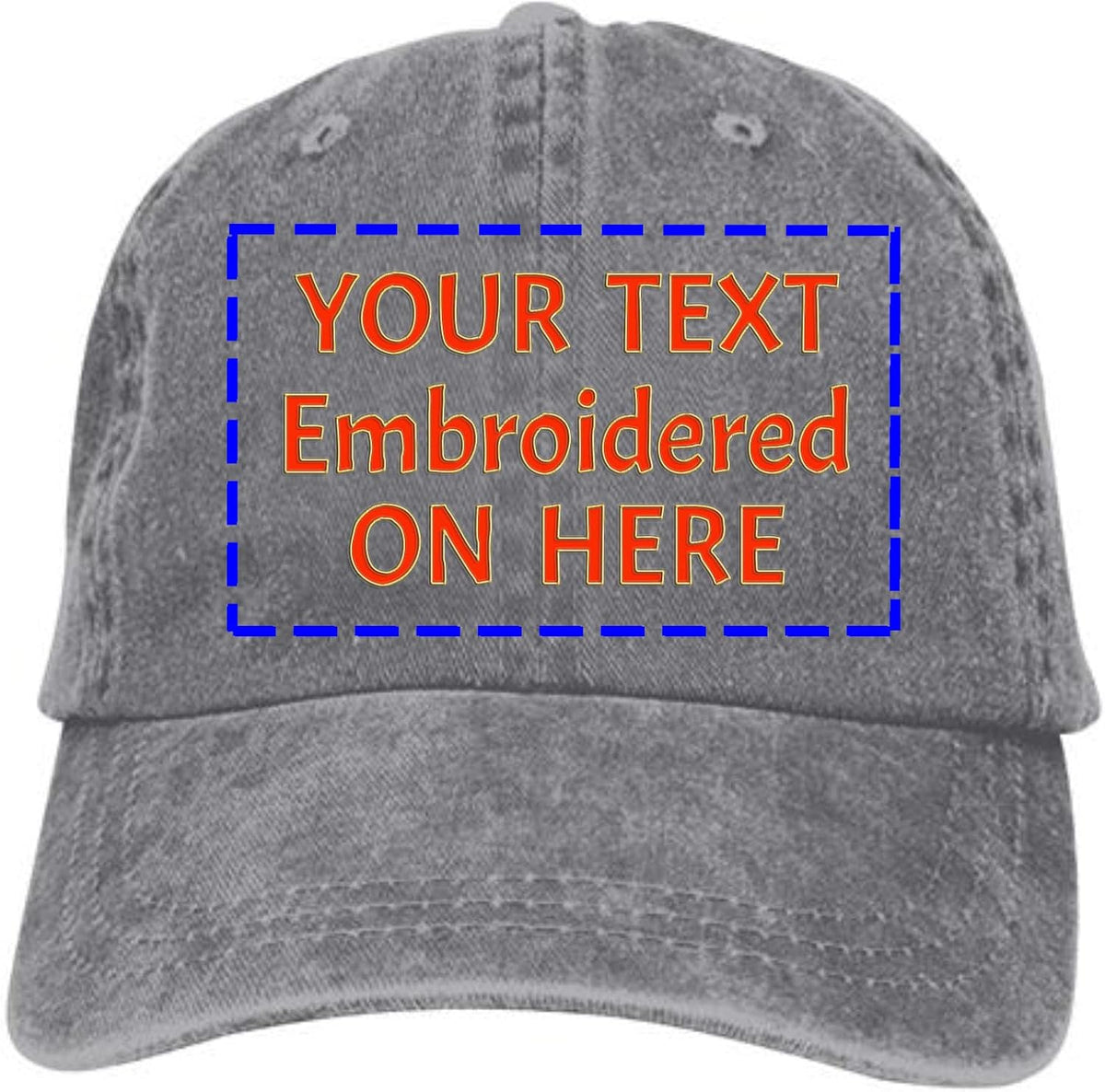 Embroidered Dad Hat with Strap Closure U830