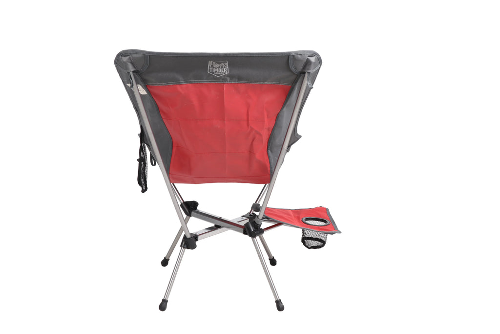 Red and Gray Backpack Camping Chair A8849