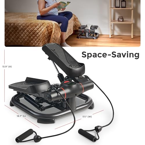 2-in-1 Power Stepper with Resistance Bands X496108