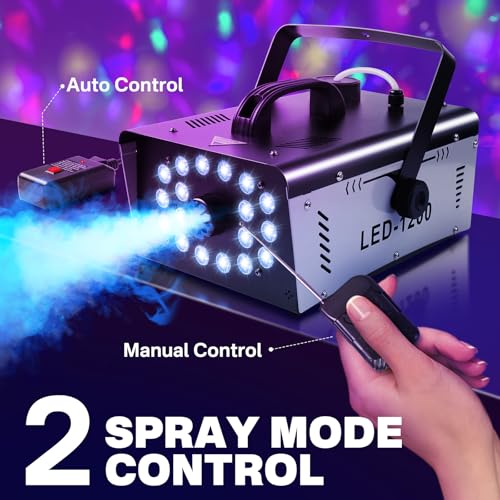 1200W Fog Machine with 18 Lights G4016