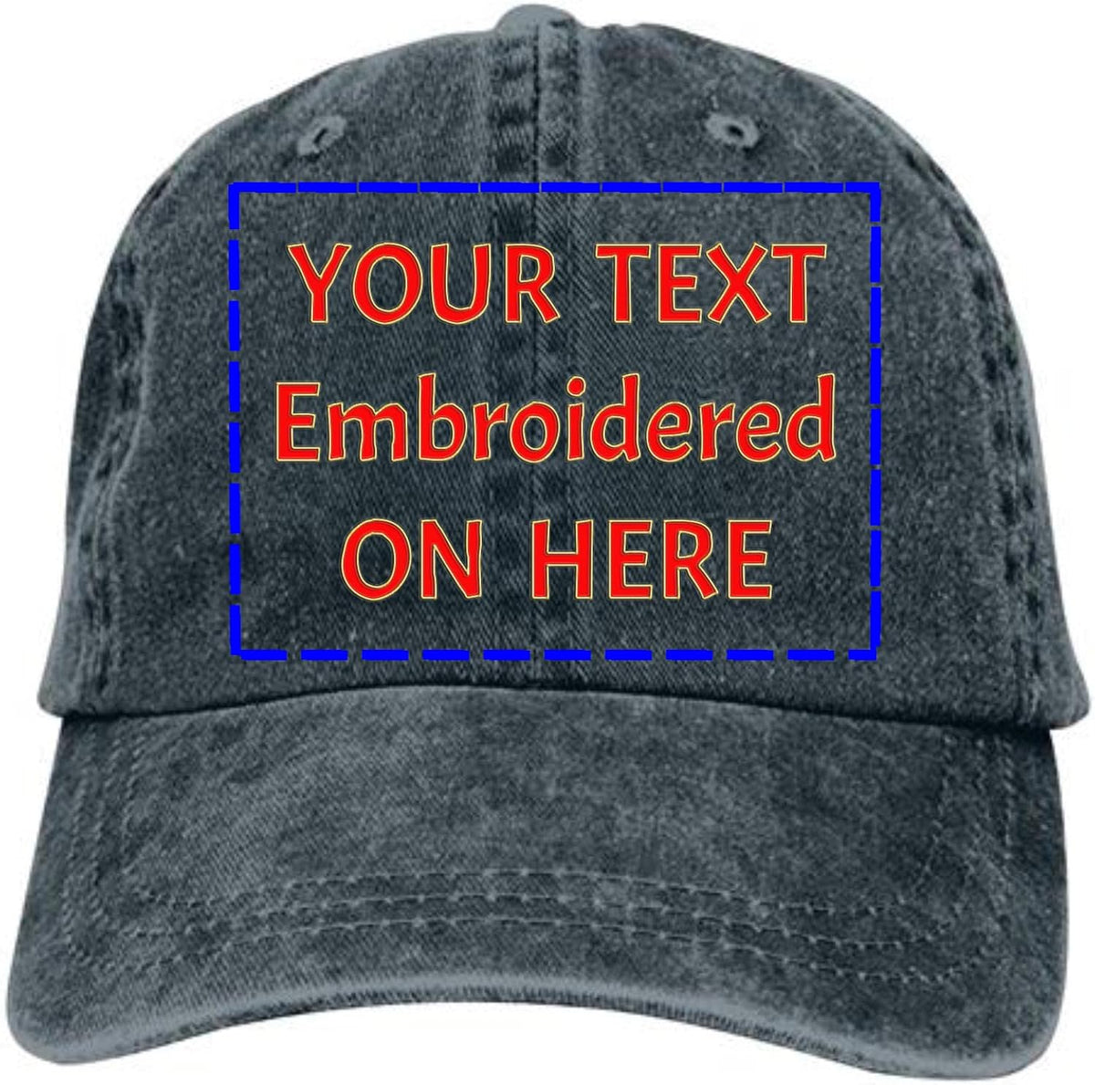 Embroidered Dad Hat with Strap Closure U830