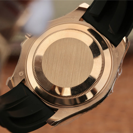 Golden Diamond Dial Rubber Strap 40mm R452