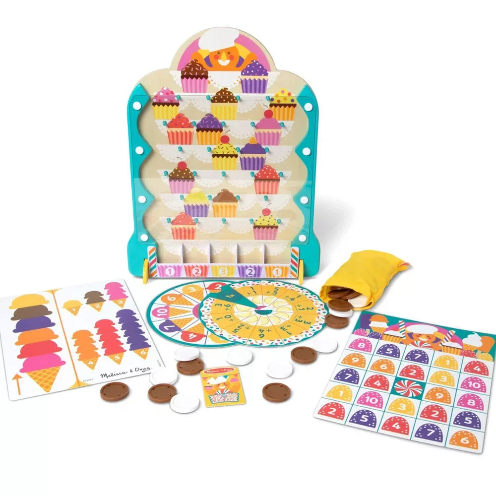 Wooden Double-Sided Roulette & Plinko Games S673784