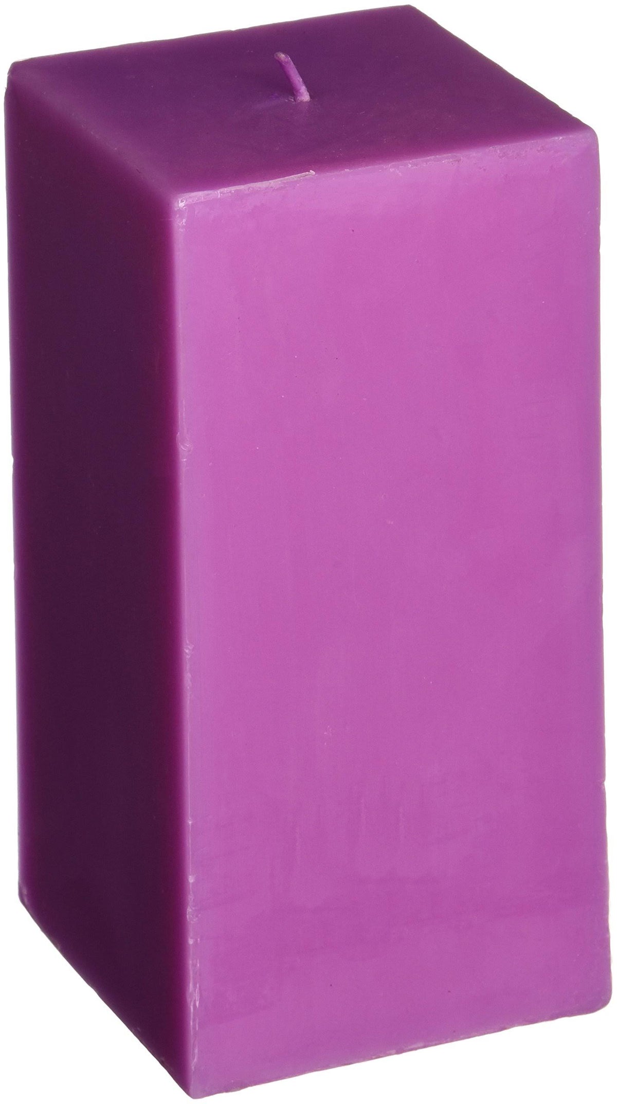Purple Square Pillar Candle G36184