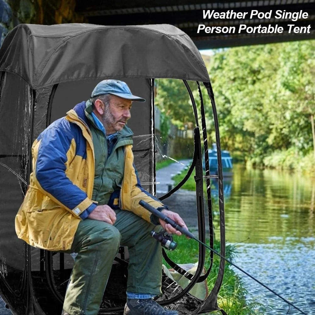 Outdoor Sport Events Watching Tent Fishing Canopy Single Portable Pop-up 1 Person Tent for Camping Beach Z90349