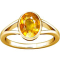 Yellow Sapphire Pukhraj Gemstone Panchdhatu Ring C40776