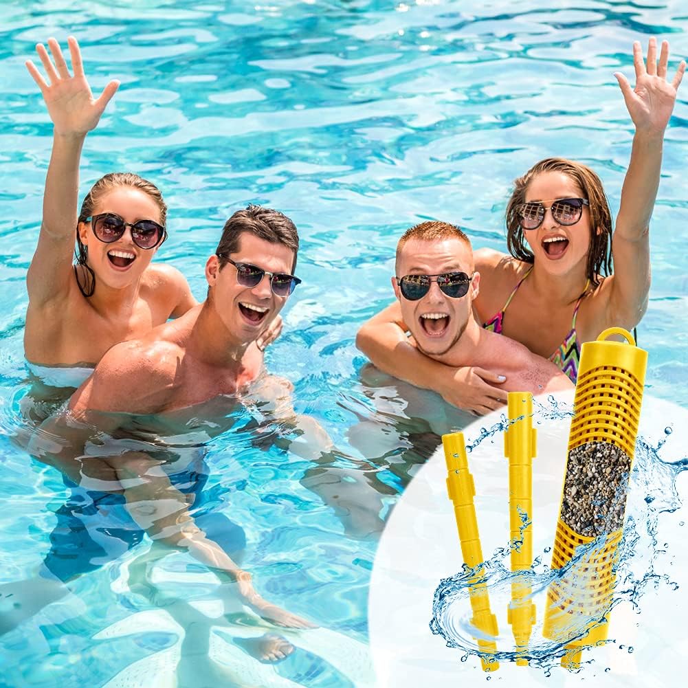 Spa Mineral Stick 4 Pack Hot Tub Filter with 4 Months Lifetime Cartridge Universal (Yellow) Pack of 2 B119083