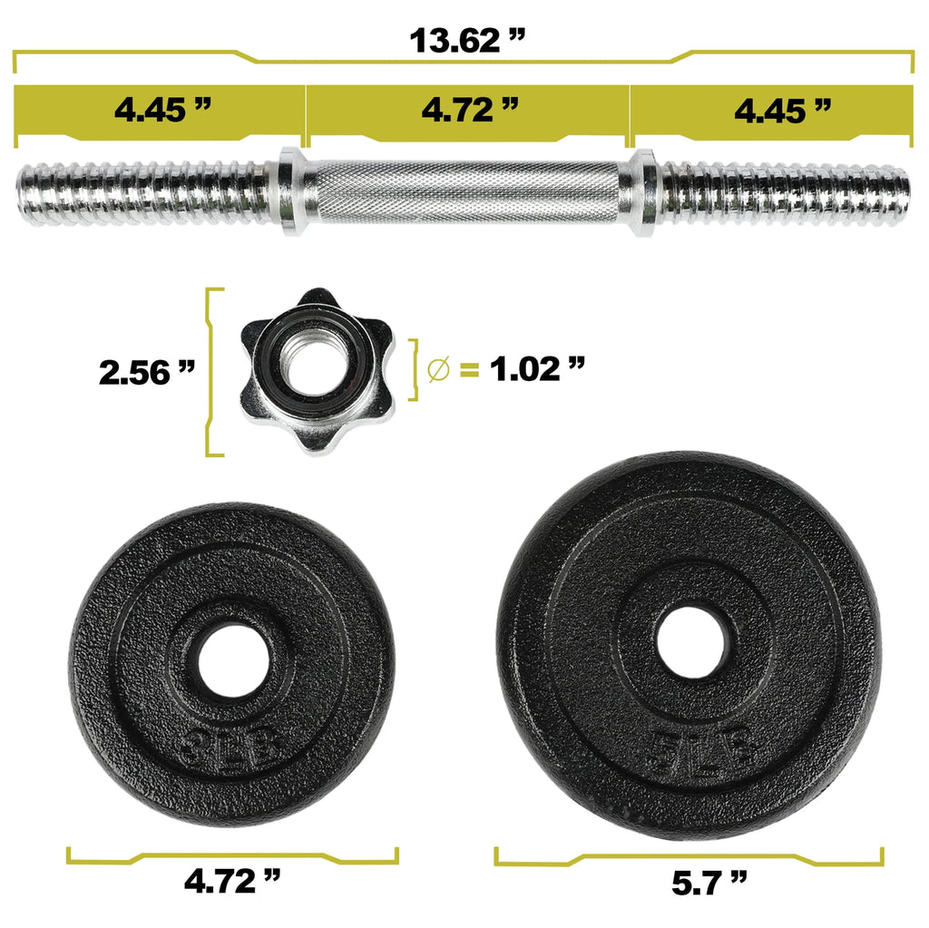 40lb Adjustable Dumbbell Set H4748