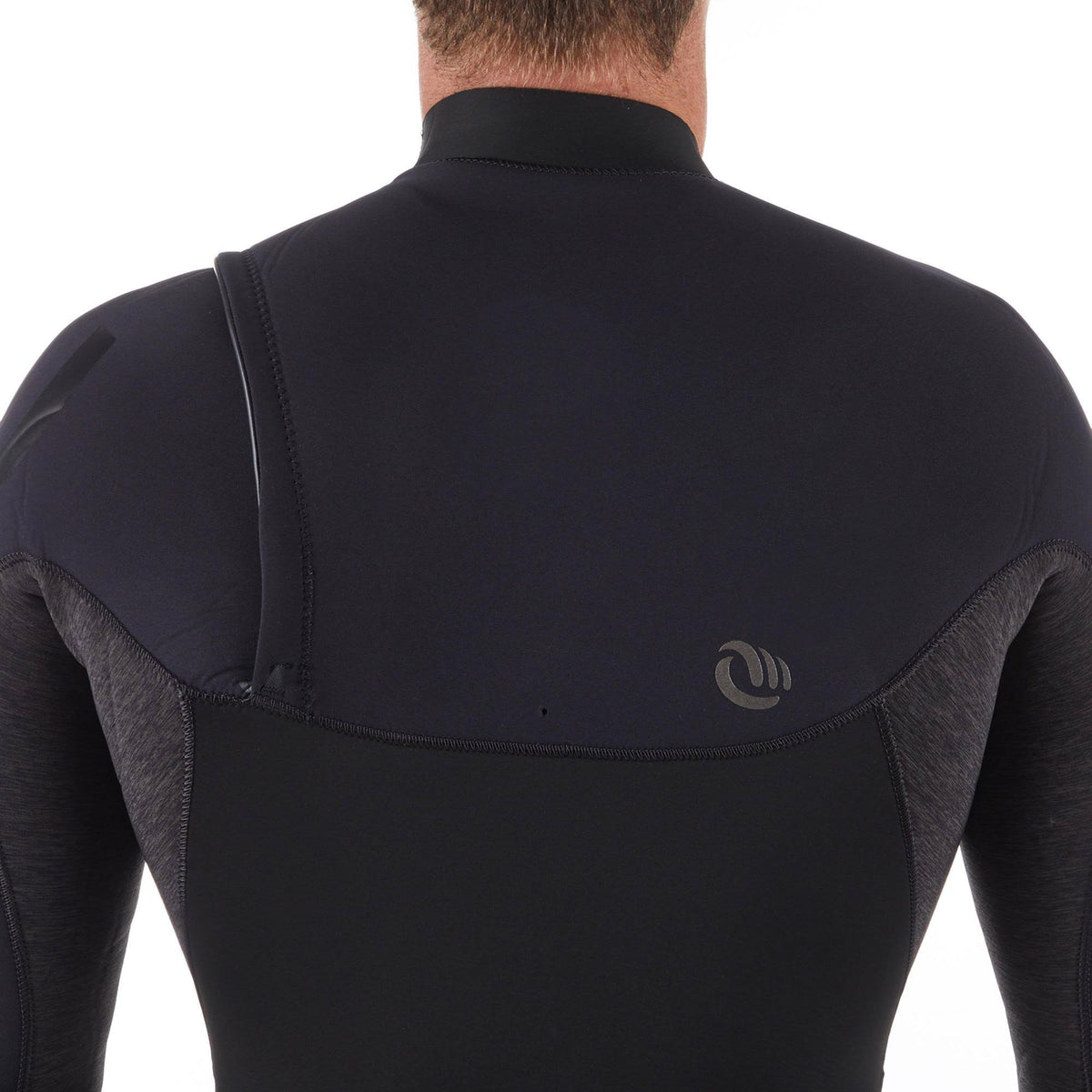 Black 4/3 mm Neoprene Surfing Wetsuit G76582