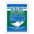 Insect Repellent Wipes, 8 x 10, White, 100/Carton F5167
