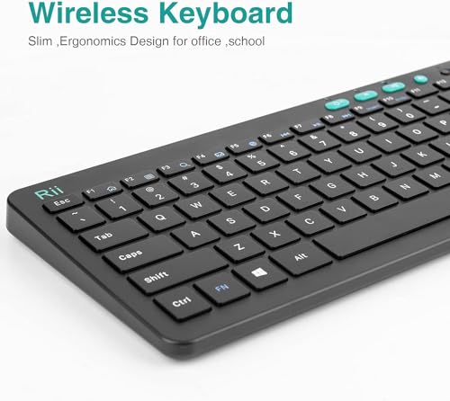 2.4 Gigahertz Ultra-Slim Wireless Keyboard and Mouse Combo (Black) Z23305
