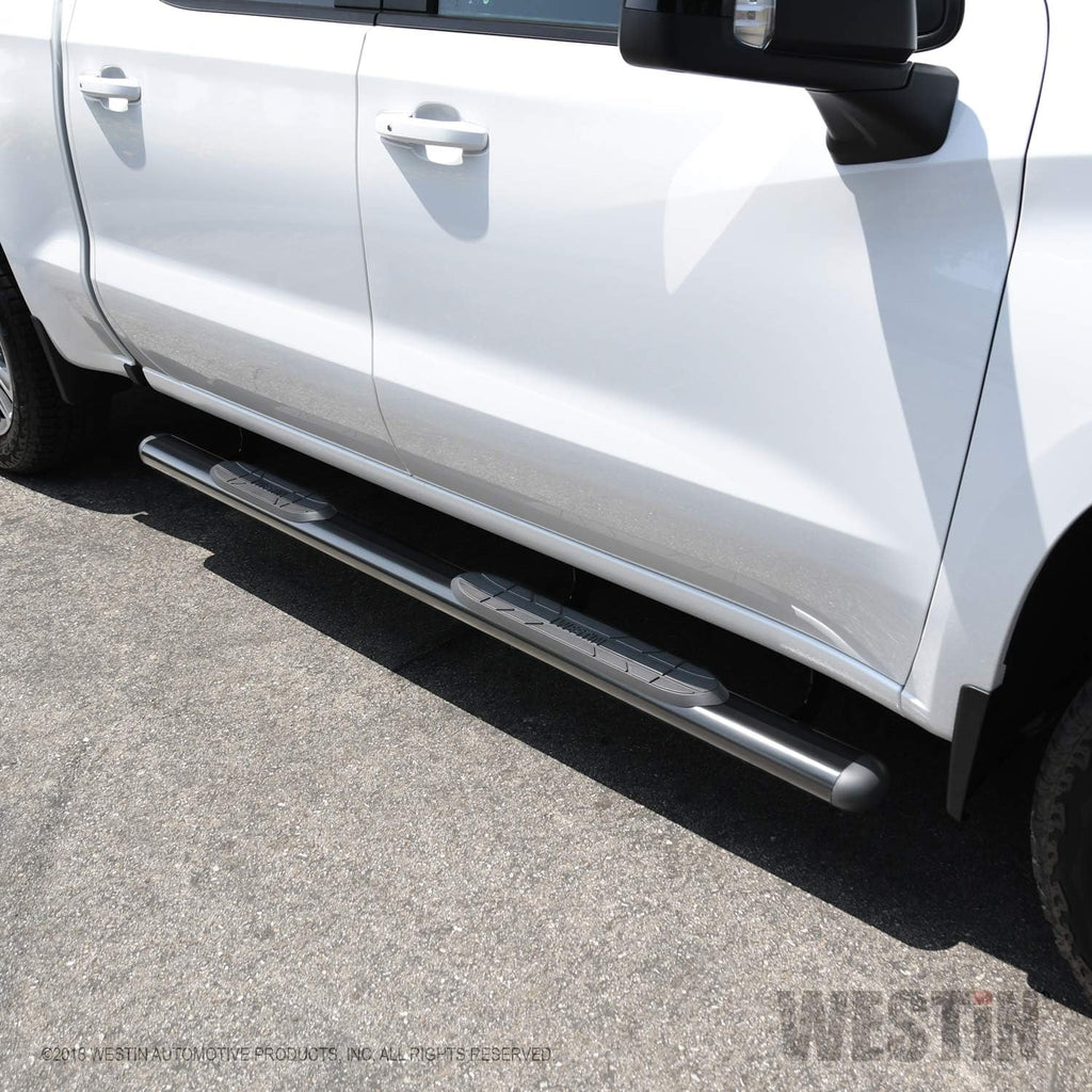 Black 3 inch Oval Nerf Step Bar Mount Kit O674054