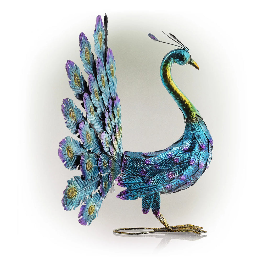 22" Peacock Garden Statue C251