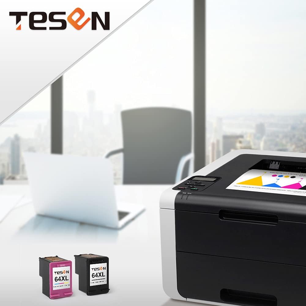 Remanufactured 64XL Ink Cartridge 2 Pack (1 Black + 1 Color) S5463