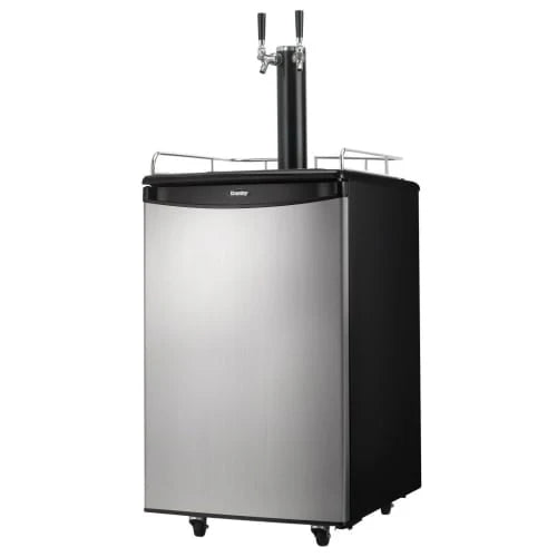 5.4 cft Single Tap Keg Cooler in Stainless P24098