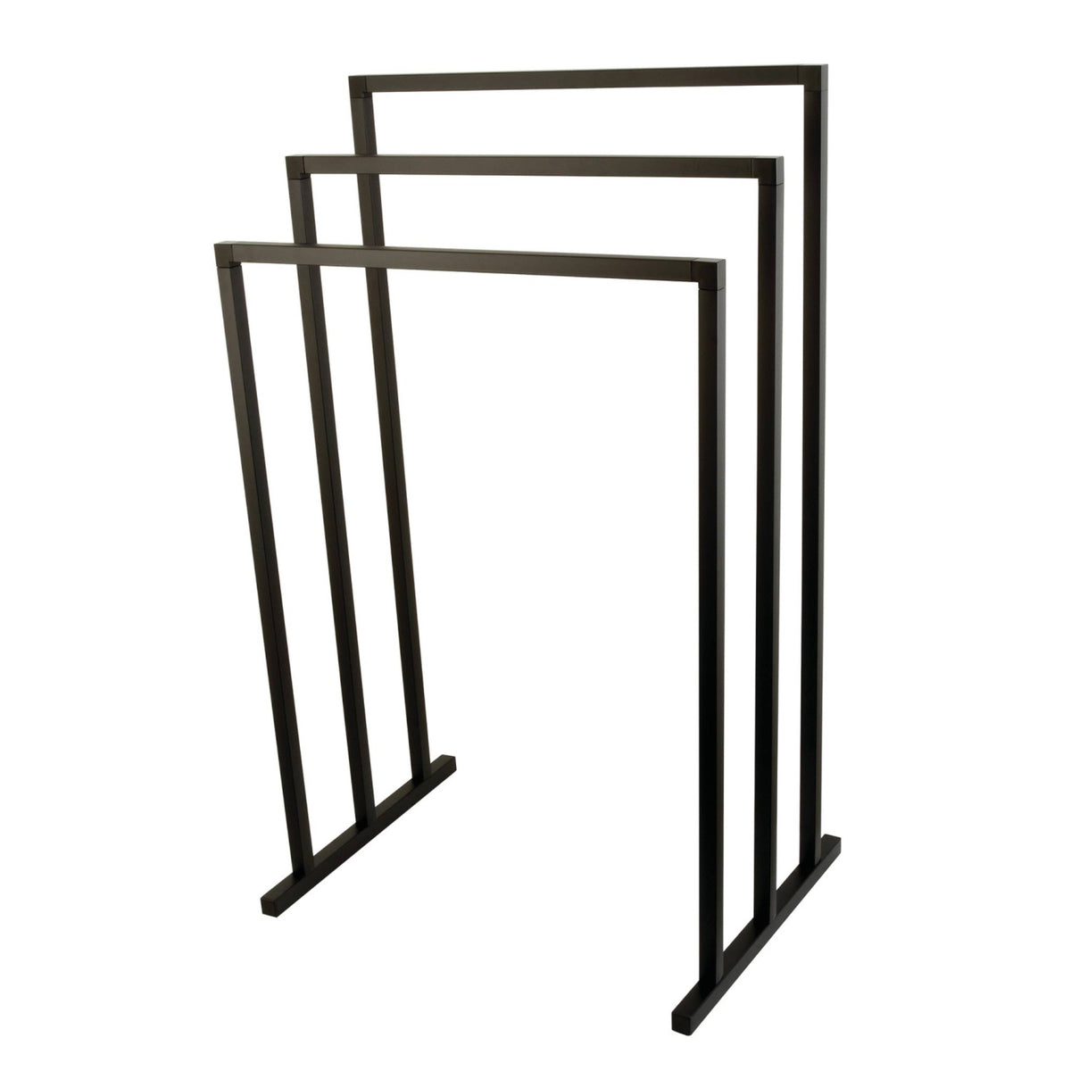 3-Tier Steel Towel Rack Matte Black K1501