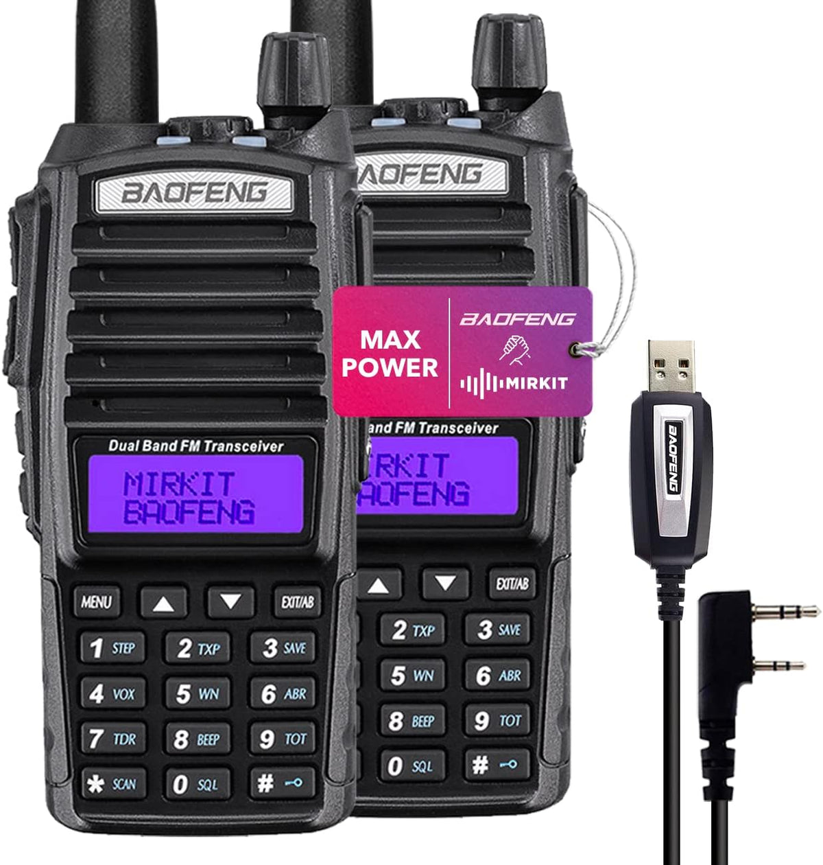 8 Watt Two Way Radio Pack of 2 G2061