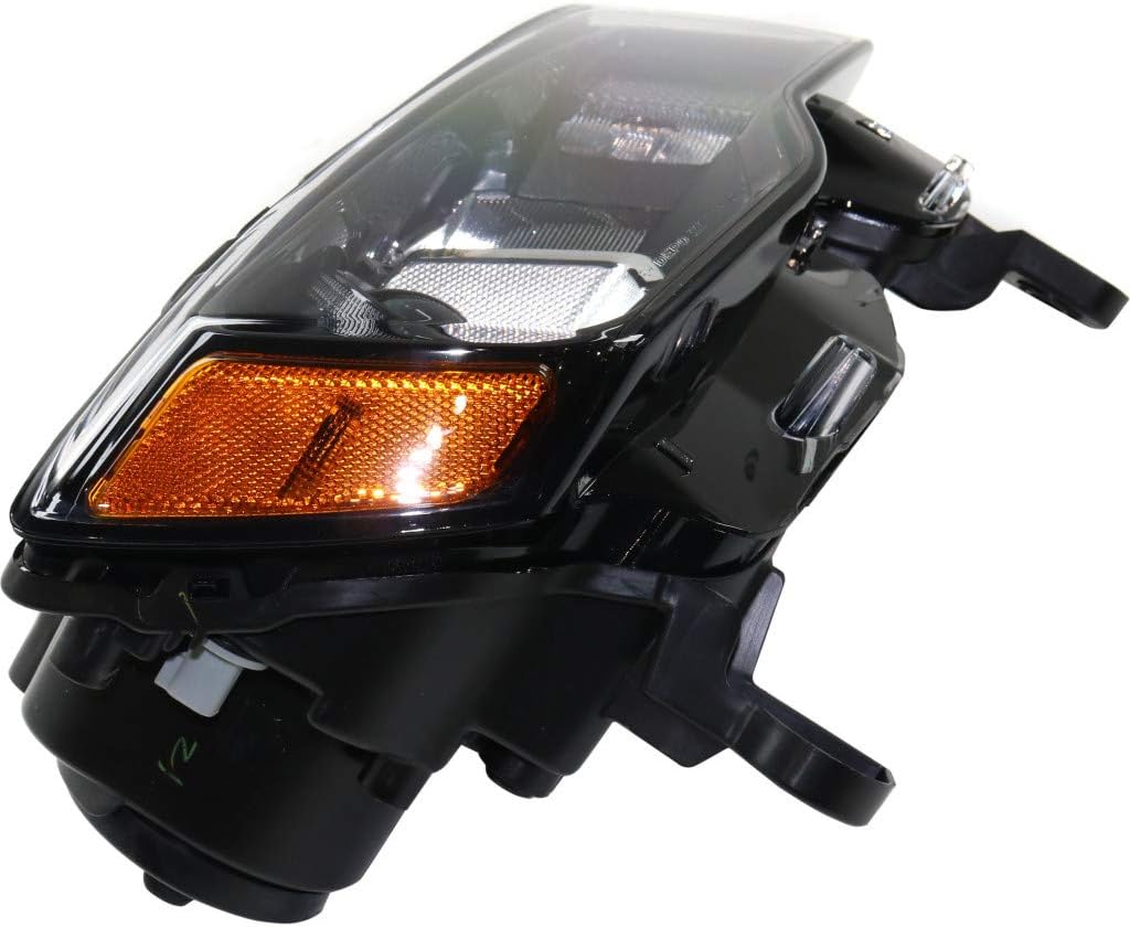 Jeep Grand Cherokee Passenger Side Black Bezel Halogen Headlight Assembly N82213