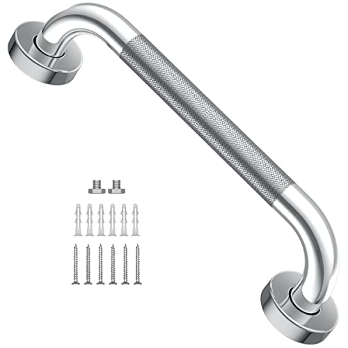 12 Inch Anti Slip Chrome Finish Stainless Steel Bath Grab Bar V90384