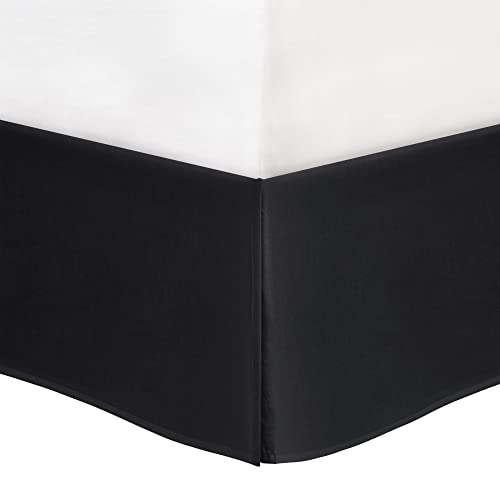 Black 7 Piece Cal King Faux Silk Down Alternative Comforter Set I843