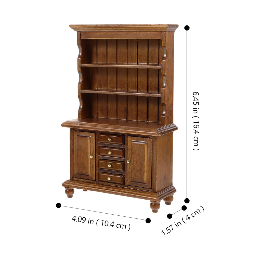 Walnut Color Wood Bookshelf N45441