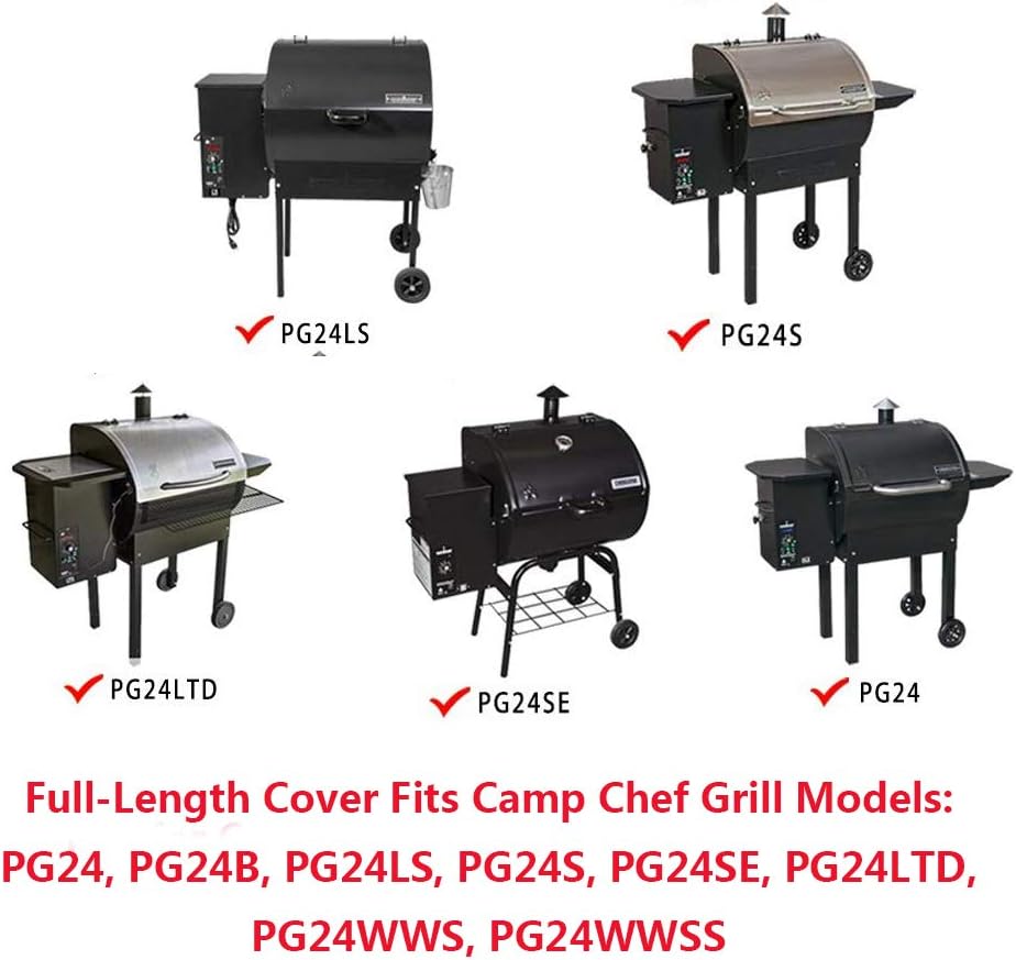 Heavy Duty Waterproof Grill Cover for Pellet Grills B452