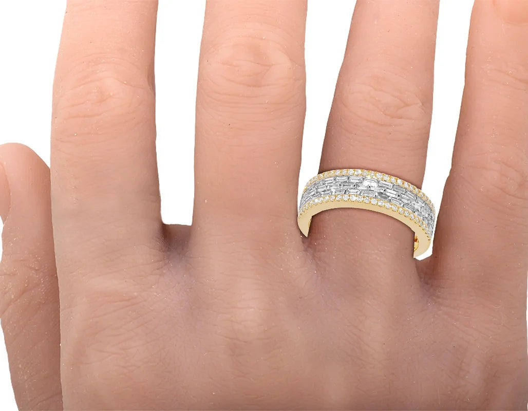 1.2CT Diamond Ring 14k Yellow Gold R70261