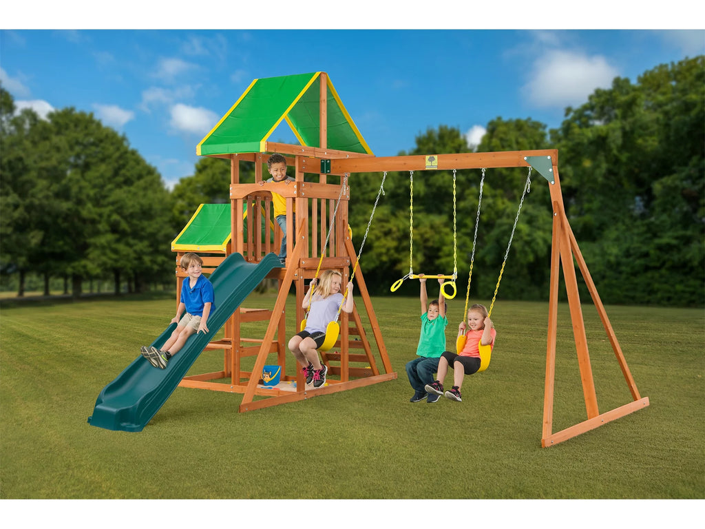 Wooden Swing Playset I245392