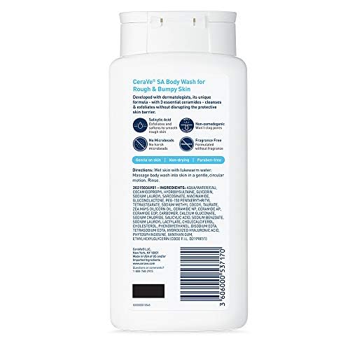 Fragrance Free Body Wash with Salicylic Acid, 10 Ounce O769103