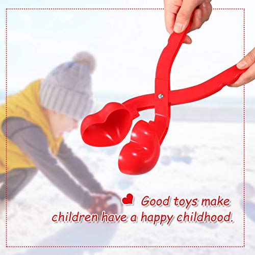 Heart Snowball Maker with Handle Plastic V460