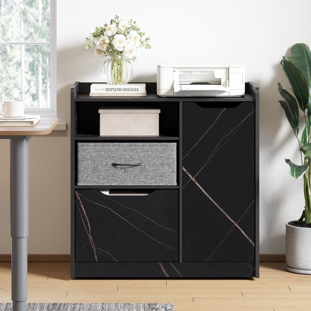 Wood Mobile Printer Stand with Drawer Y8963
