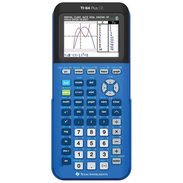 Blue Graphing Calculator B318