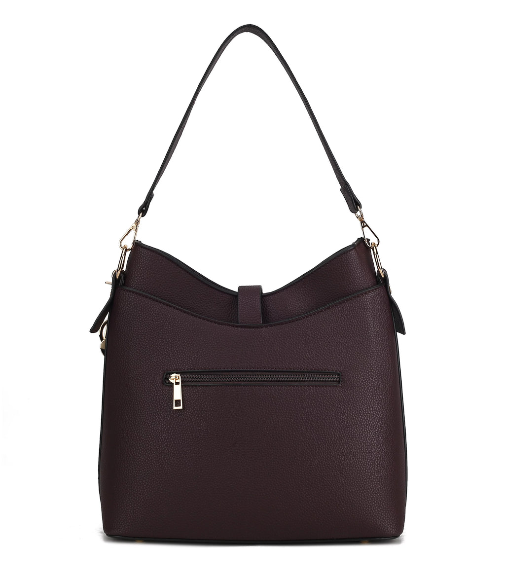 Vegan Leather Womens Shoulder Handbag V1375