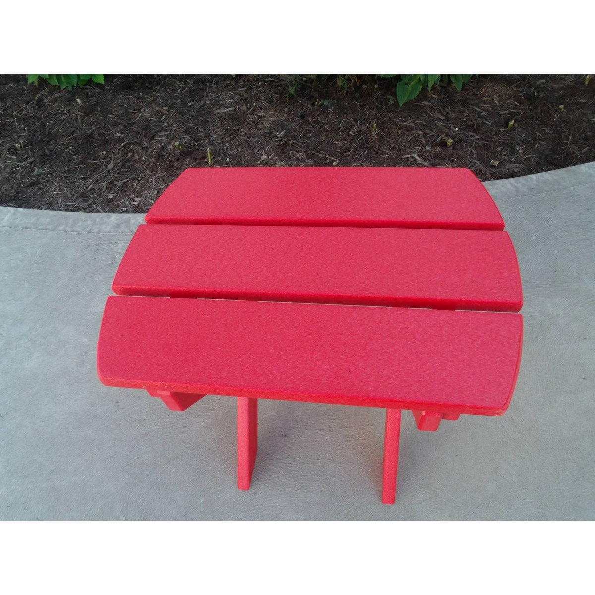 Lime Green Recycled Poly Lumber Folding End Table G378