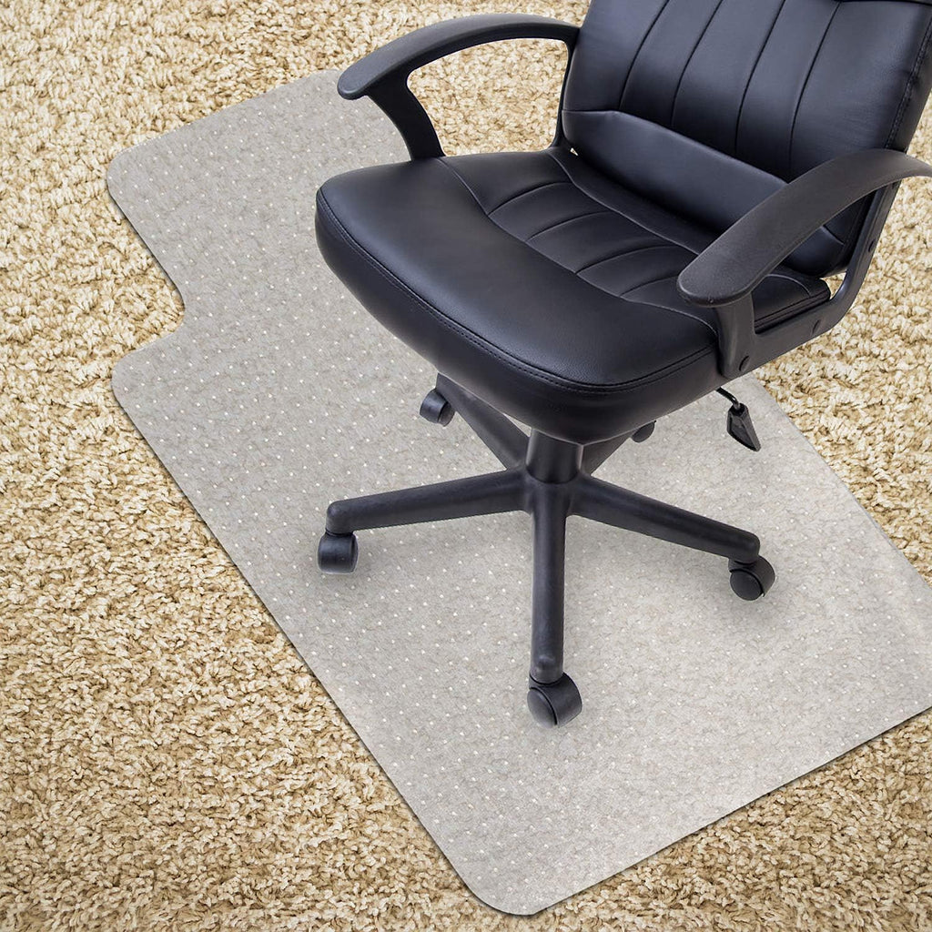 Transparent 30 X 48 with Lip Chair Mat for Carpets S89164