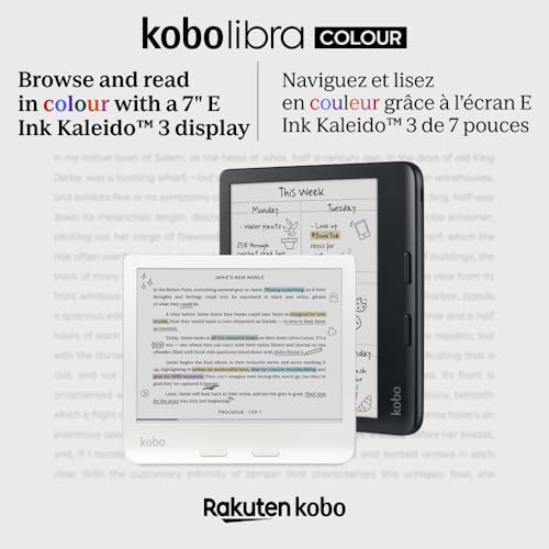 7” Glare-Free Colour E Ink Display eReader U714023