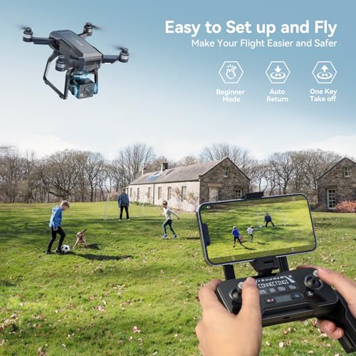 6K UHD Camera Drone with 3-Axis Brushless Gimbal and GPS Smart Control K6918