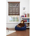 Cordless Faux Wood Blind Dark Oak 70.5 x 72 in. A904306