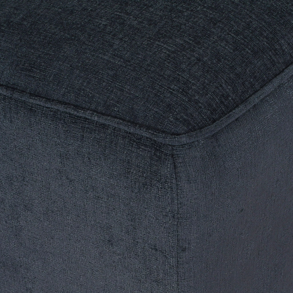 Charcoal Fabric Tufted Chaise Lounge D527