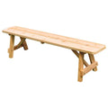 Mushroom Stain Backless Bench U833