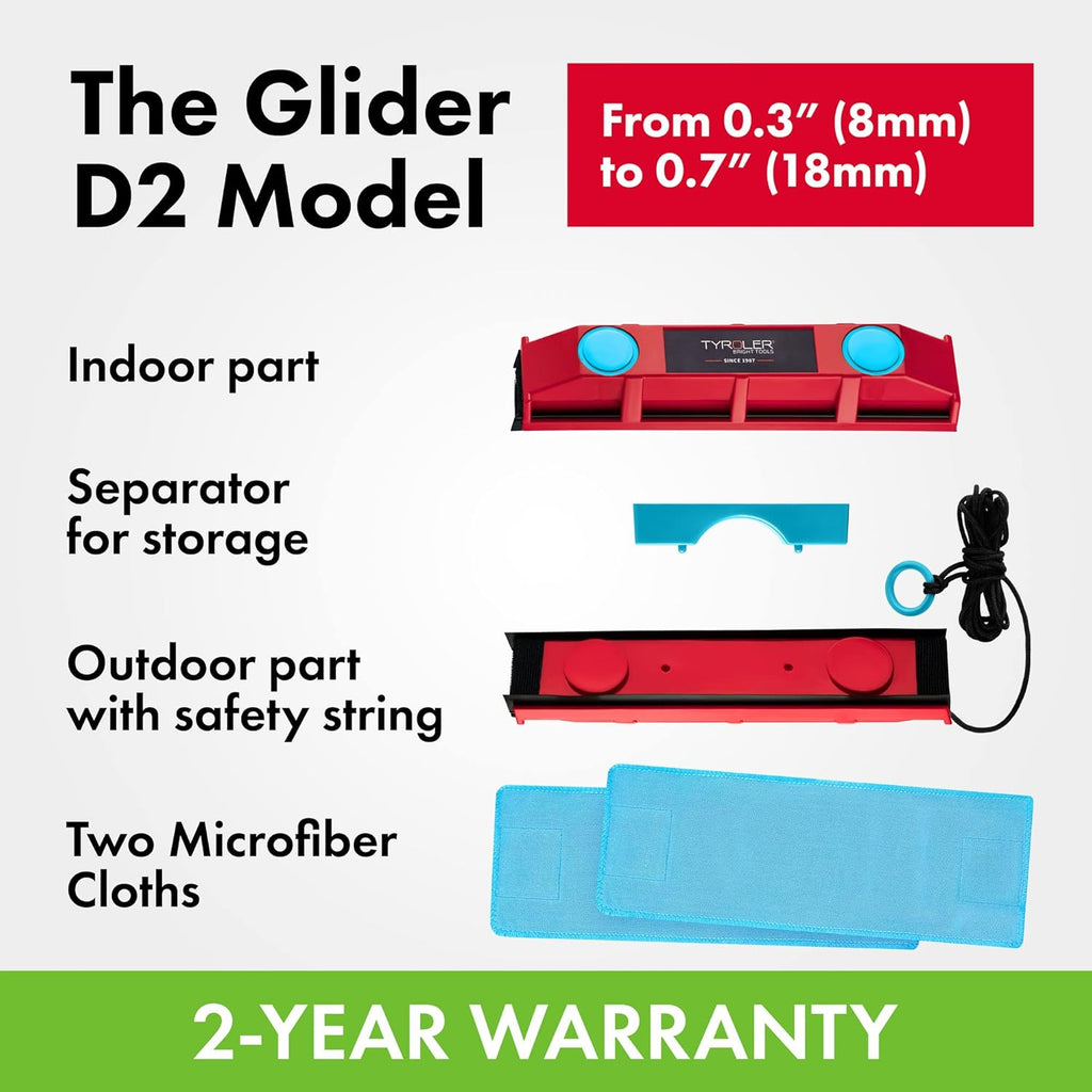 Magnetic Window Cleaner for Double Glazed Windows, Pack of 2 W57973