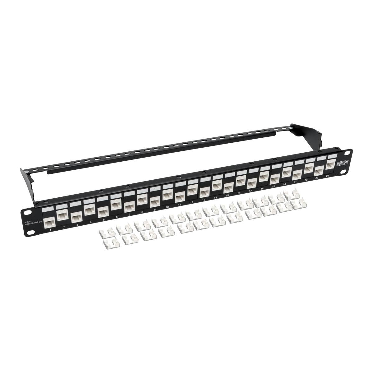 24-Port Cat6a Cat6 Cat5e Patch Panel Q23648